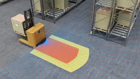 Automated guided vehicles on safe paths
