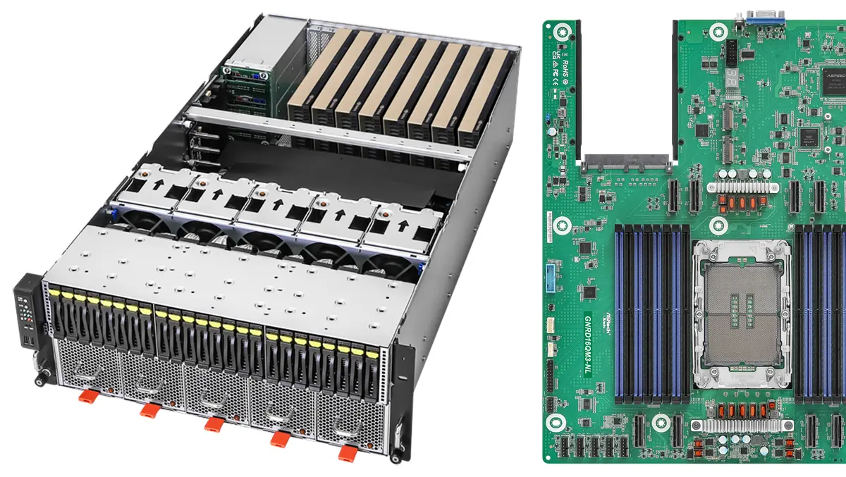 ASRock Rack debuts new servers featuring Intel Xeon 6700 processors