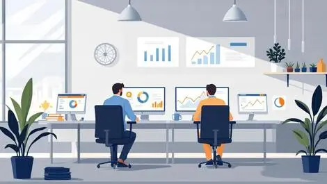 Water utility office nsw australia professionals computers graphs data analytics