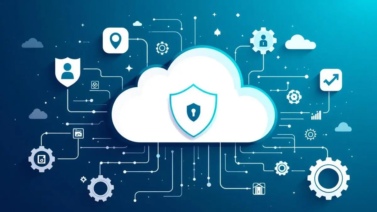 Secure digital cloud shields software apps automated gears it governance