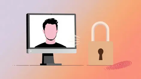 Digital privacy identity verification australia computer monitor fingerprint lock