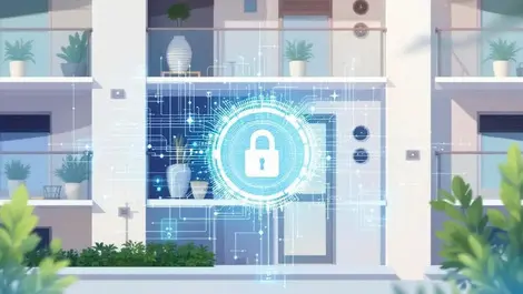 Australian apartment building digital lock data protection rental applications