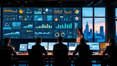 London it operations room wall dashboards team monitoring success