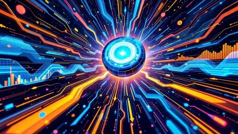 Clean digital ad exchange dashboard data streams bidding engine