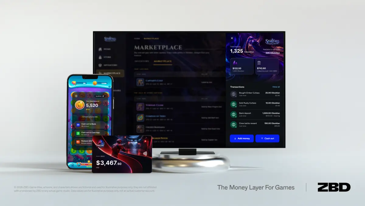 ZBD launches games payments platform for PC & console